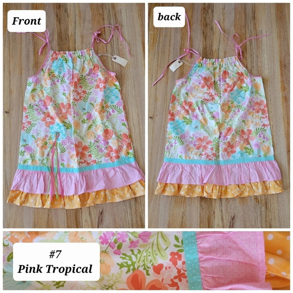 Kids Handmade boho patch Dress  Available Hand-sewn High Quality - Picture 9 of 11